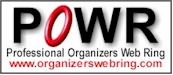 Professional Organizers Web Ring Logo